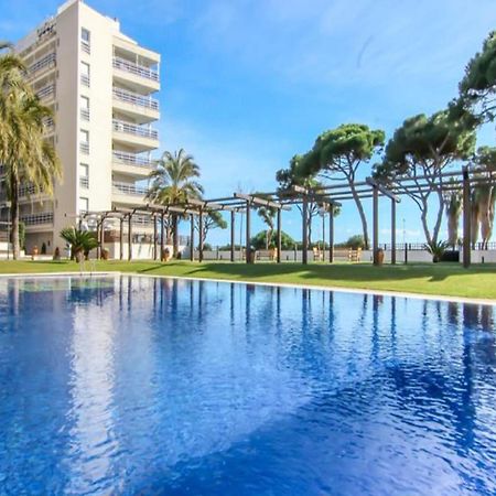 Beachfront Apartment With Pool And Garden S Abanell Blanes Бланес Экстерьер фото